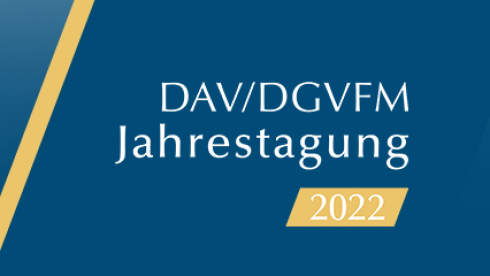 DAV/DGVFM Annual Meeting 2022