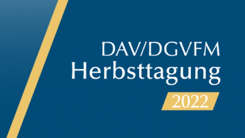 DAV/DGVFM Autumn Meeting 2022