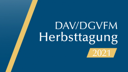 DAV/DGVFM Autumn Meeting 2021